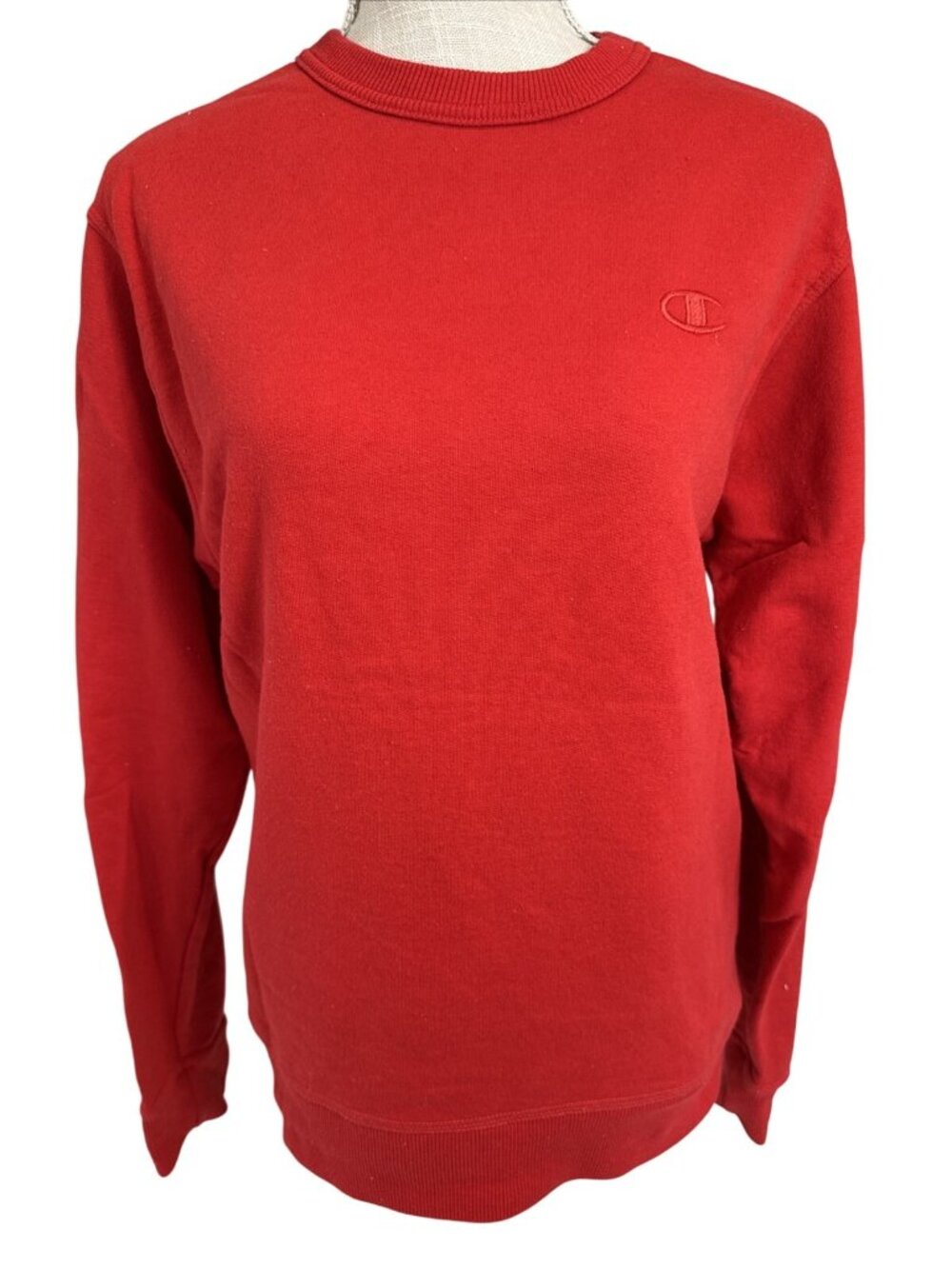 Champion Red Crewneck Sweatshirt Size S